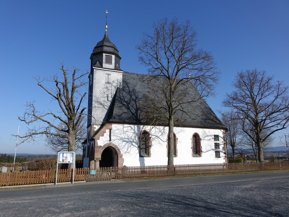 Hhn, Ev. Bergkirche, erbaut bis 1910 durch Robert Leibnitz (08.04.2018)