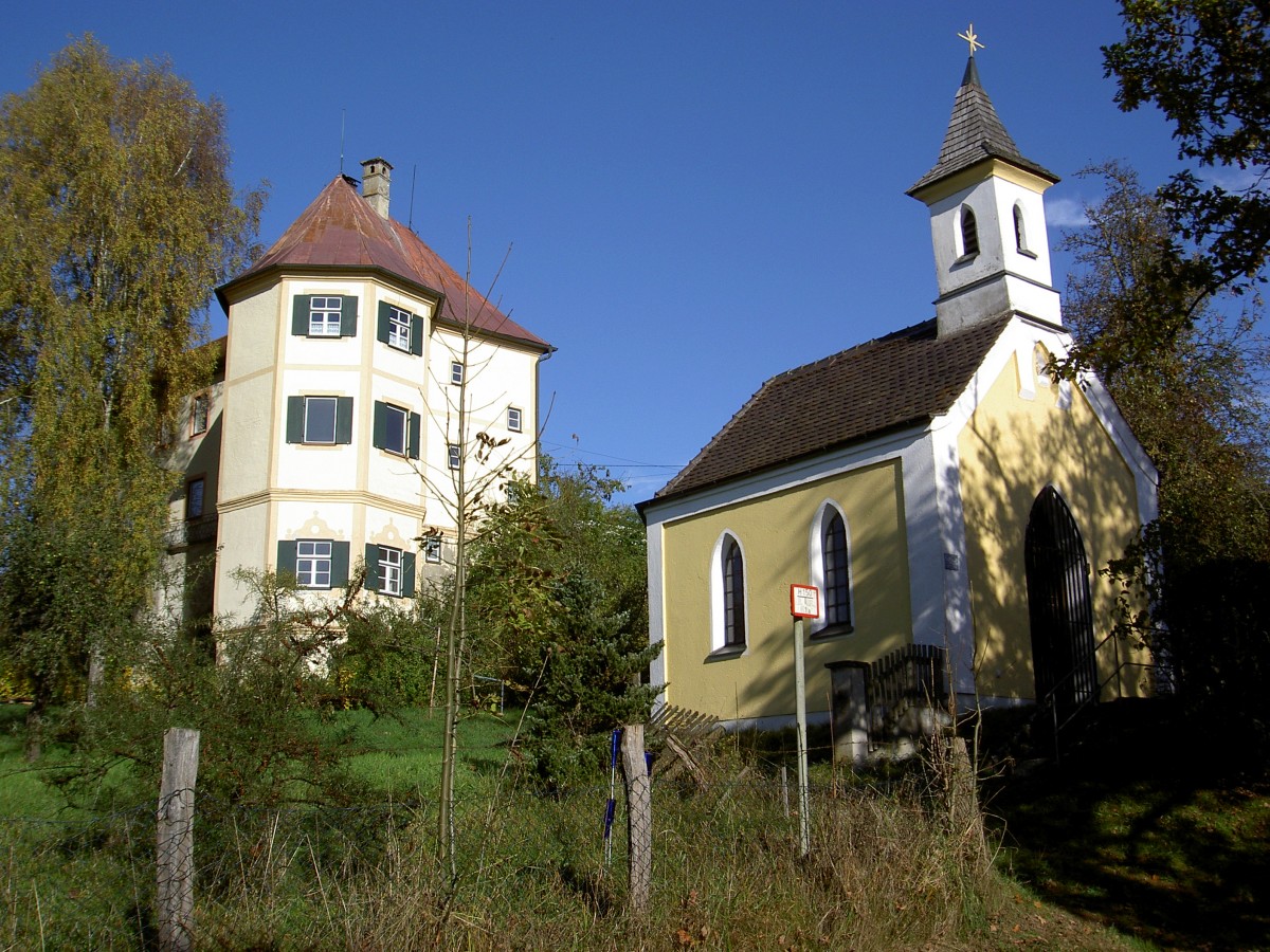 Hof, Schloss Eisenhofen und Kapelle St. Maria (02.11.2014)