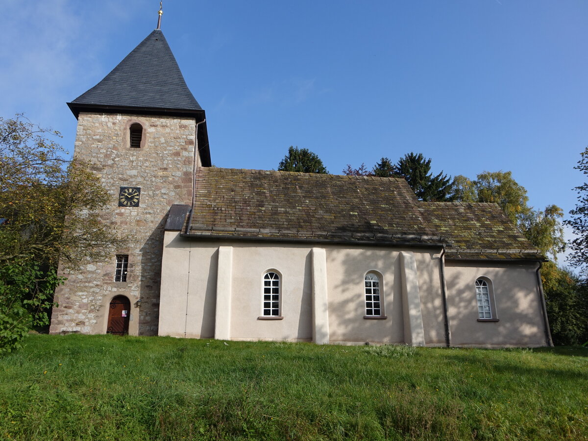Hohe, evangelische St. Immanuel Kirche, erbaut im 17. Jahrhundert (30.09.2023)