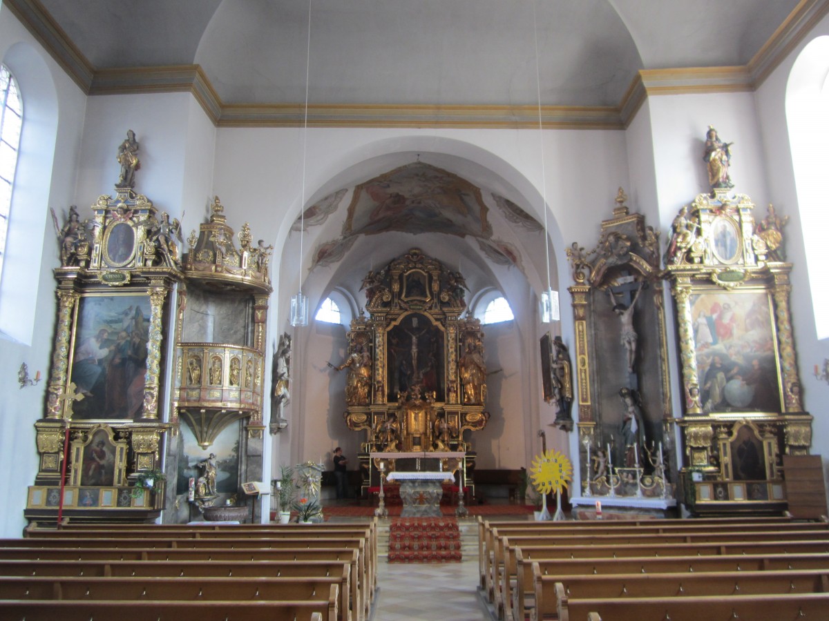 Hohenkammer, Altäre der St. Johannes Kirche (14.03.2014)