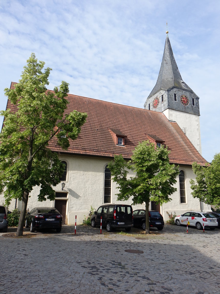 Hohensachsenheim, Ev. Stadtkirche, erbaut ab 1460, Umbau von 1948 bis 1950  (24.06.2018)