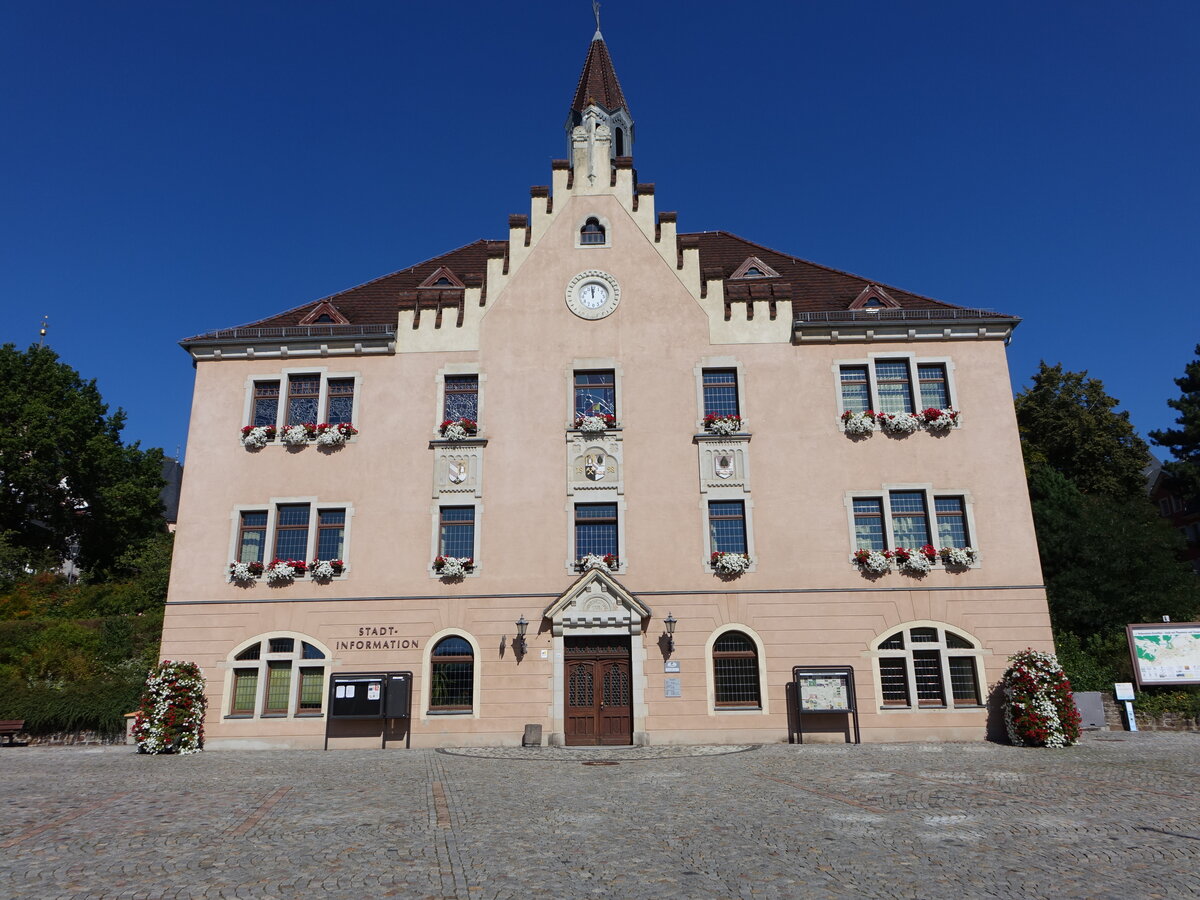 Hohenstein-Ernstthal, Rathaus am Altmarkt (16.09.2023)
