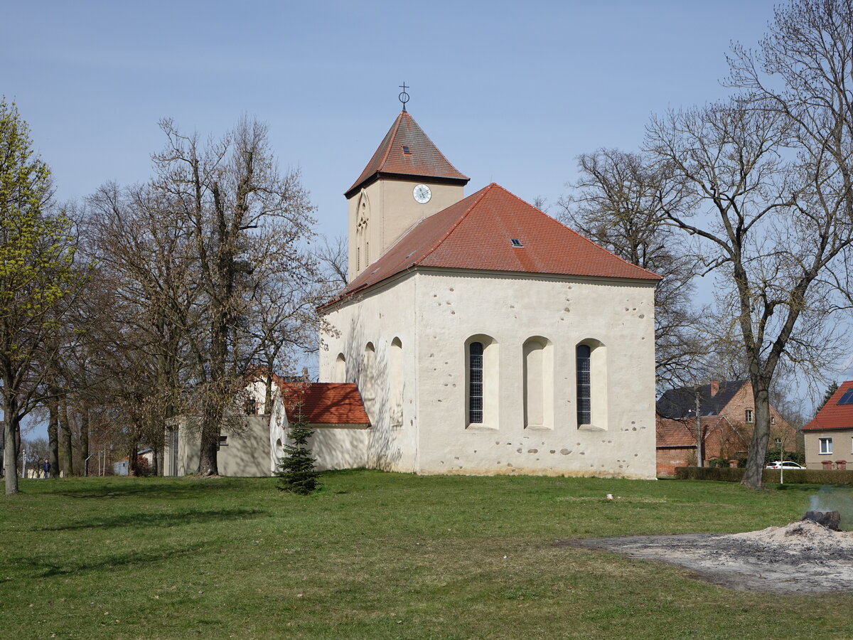 Hohenwalde, evangelische Kirche, erbaut 1607 (05.04.2026)
