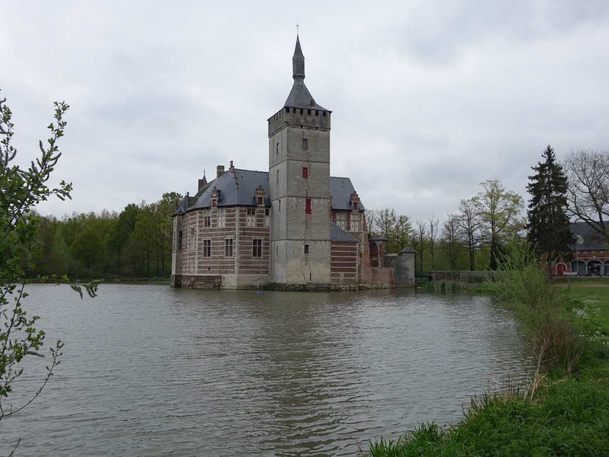Holsbeek, Schloss Horst, erbaut ab dem 15. Jahrhundert (27.04.2015)