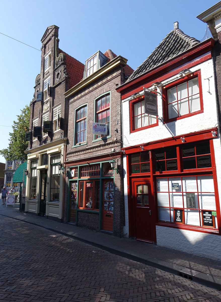 Hoorn, Huser am Kerkplein (27.08.2016)