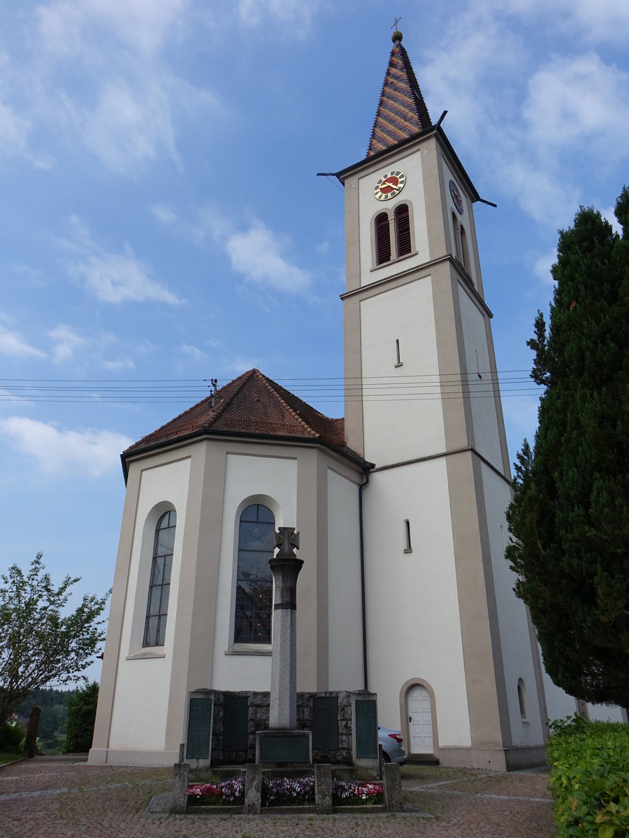 Hoppetenzell, Pfarrkirche St. Georg in der Pfarrstrae (25.05.2017)