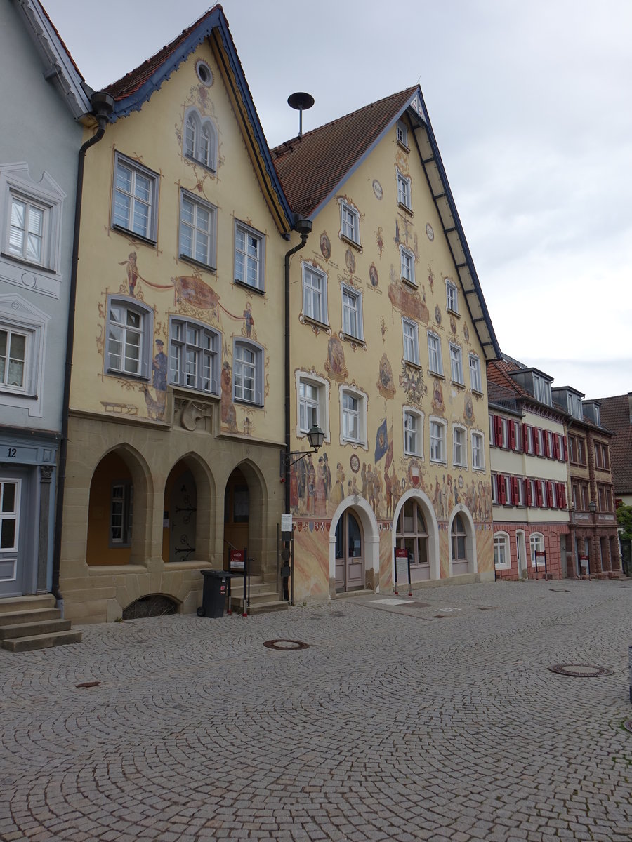 Horb, Rat- und Wachthaus am oberen Markt in der Altstadt (10.05.2018)