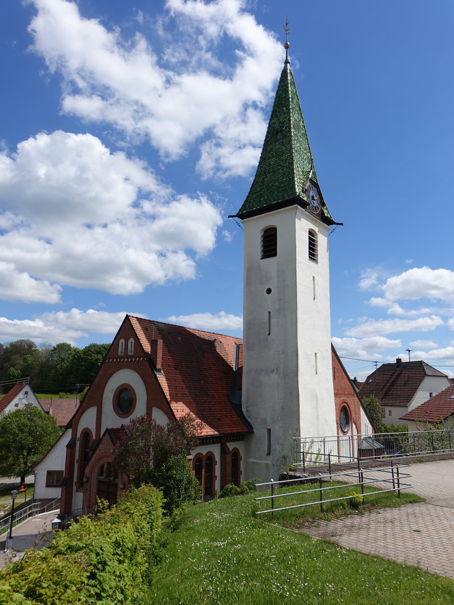 Hossingen, Ev. Kirche St. Nikolaus in der Dorfstrae (21.05.2017)