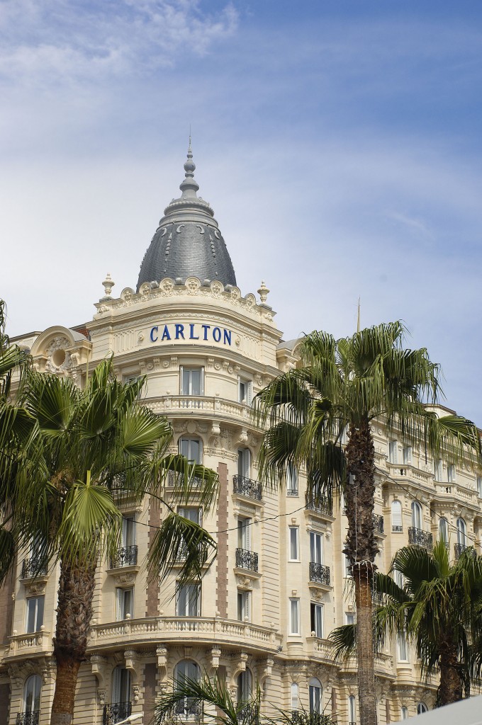 Hotel Carlton in Cannes. Aufnahmedatum: 21. Juli 2015.