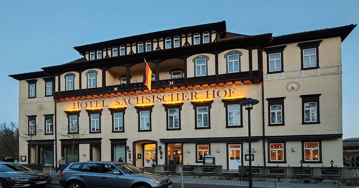 Hotel S�CHSISCHER HOF in Meiningen im Dezember 2025
