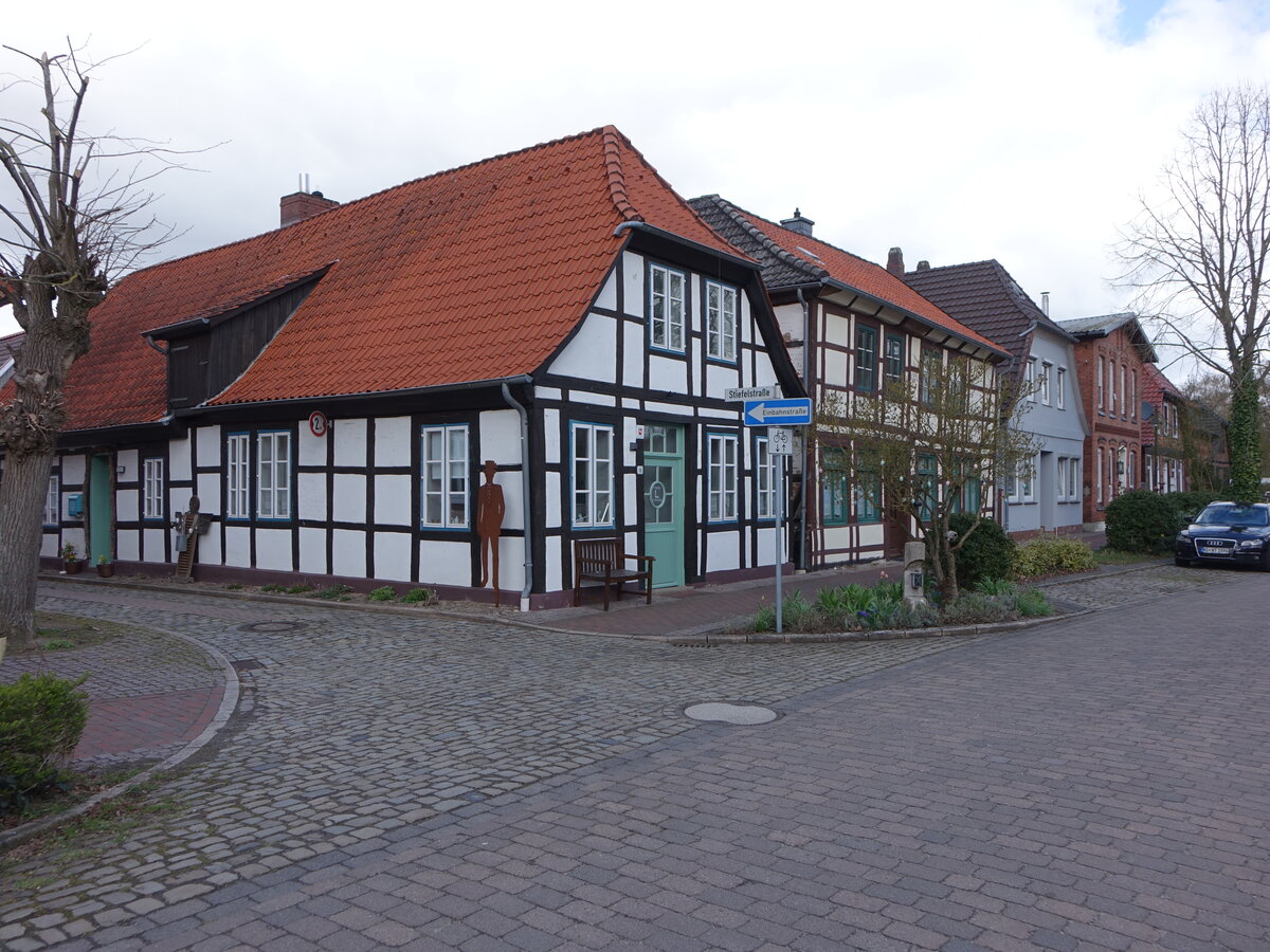 Hoya, Fachwerkh�user in der Stiefelstra�e (27.03.2026)
