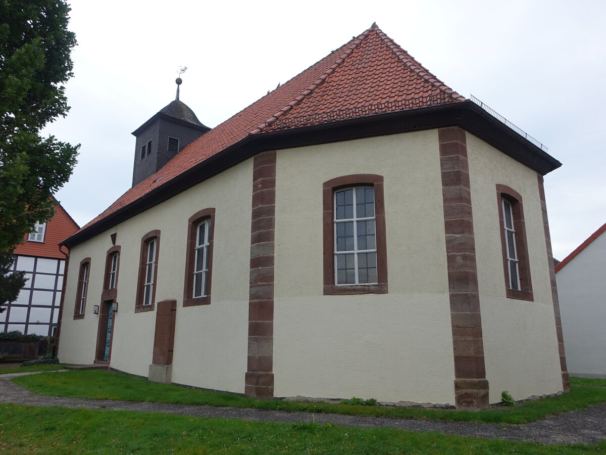 Hullersen, evangelische St. Nicolai Kirche, erbaut bis 1778 (29.09.2023)