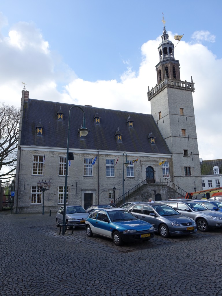 Hulst, Rathaus am Grote Markt (30.04.2015)