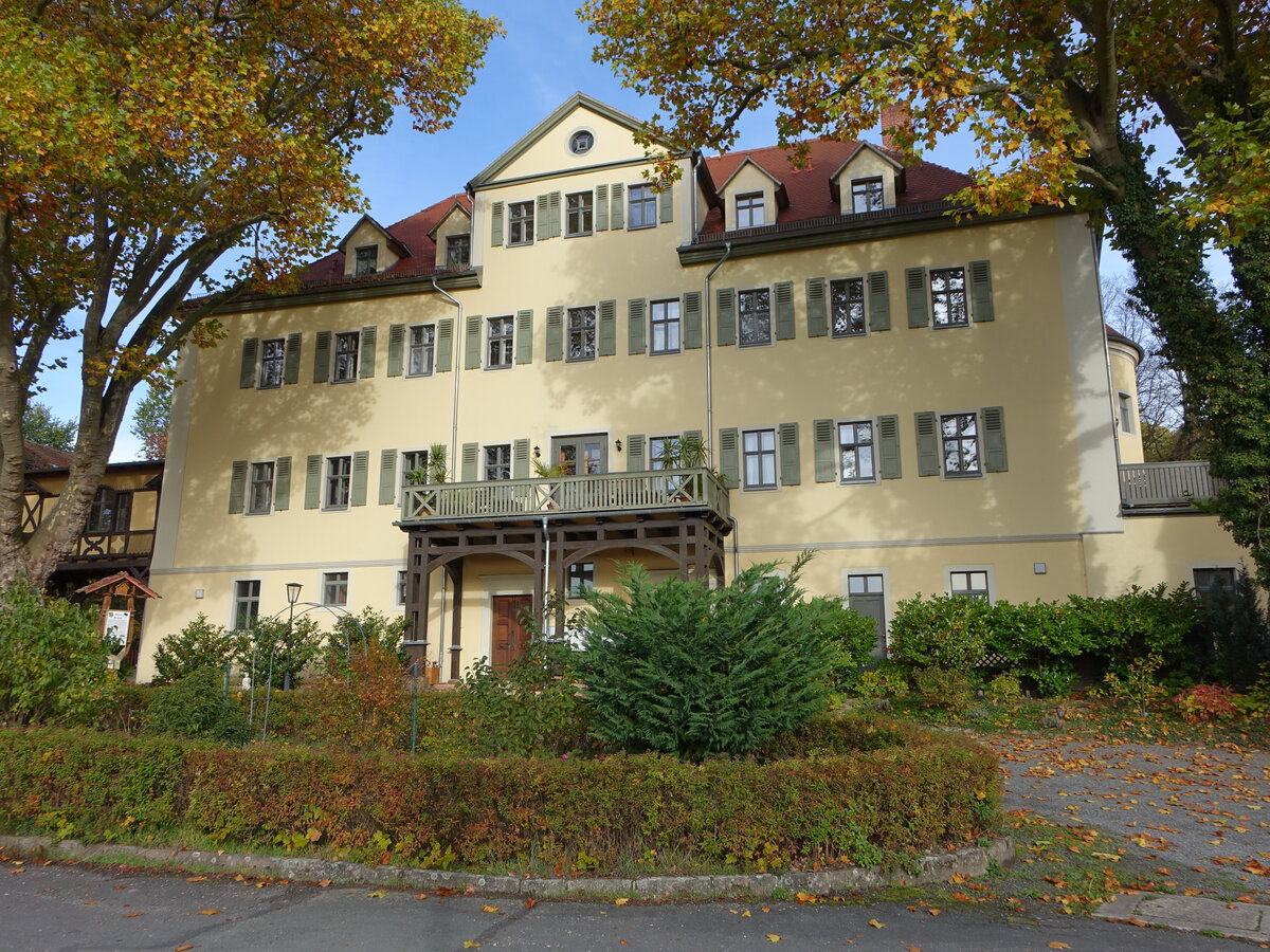 Hummelshain, altes Schloss, erbaut ab 1664 durch Herzog Friedrich Wilhelm II. (22.10.2022)