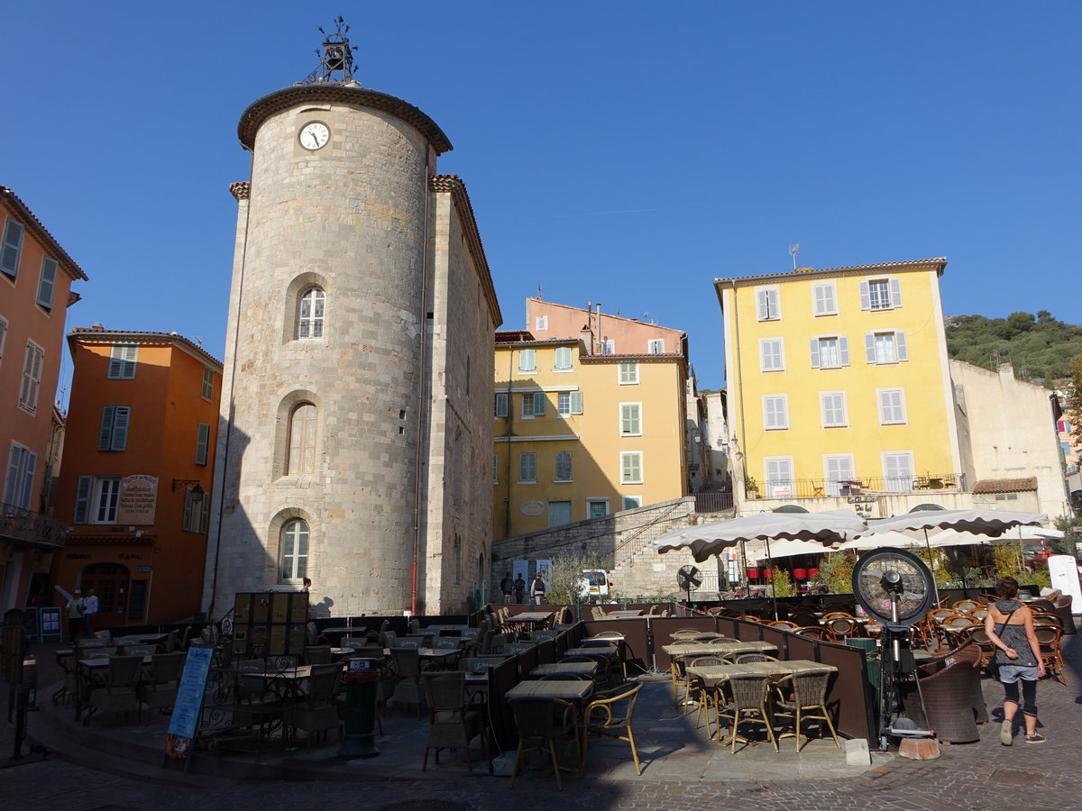 Hyeres, Tour des Templiers am Place Massillon in der Altstadt (27.09.2017)