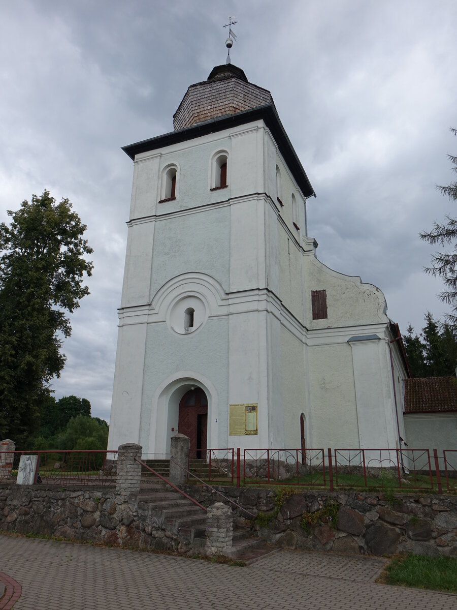 Ignalin / Reimerswalde, Pfarrkirche St. Johannes, erbaut von 1783 bis 1785 (03.08.2021)