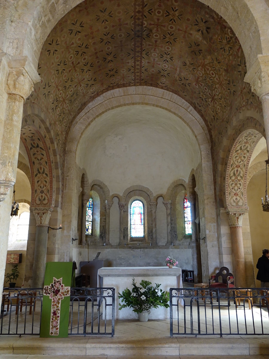 Iguerande, Chor in der Saint-Andre Kirche (22.09.2016)