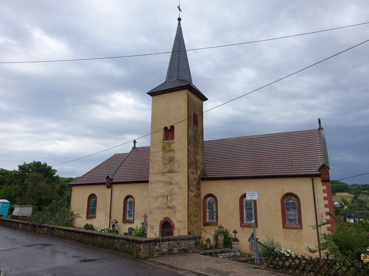 Ihn, Pfarrkirche St. Hubertus, erbaut von 1726 bis 1732 (15.07.2023)