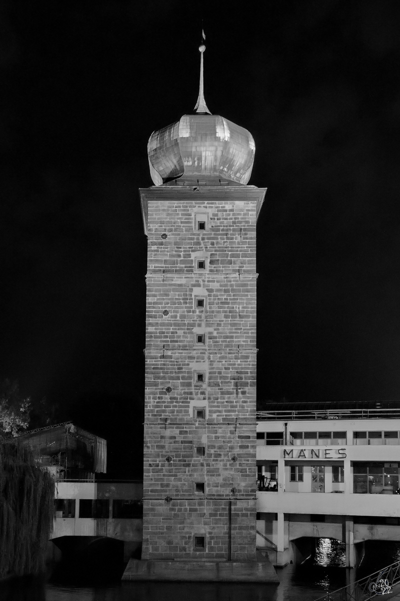 Im Bild der Wasserturm tkov in Prag. (September 2012)