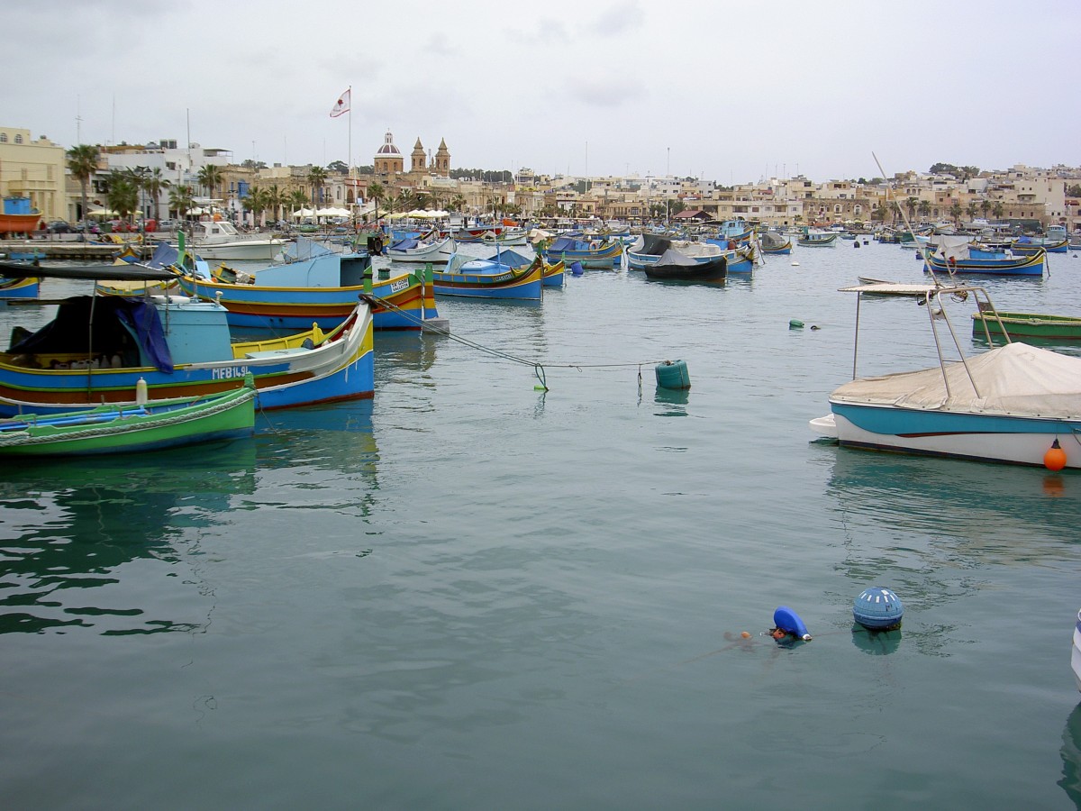 Im Hafen von Marsaxlokk (22.03.2014)