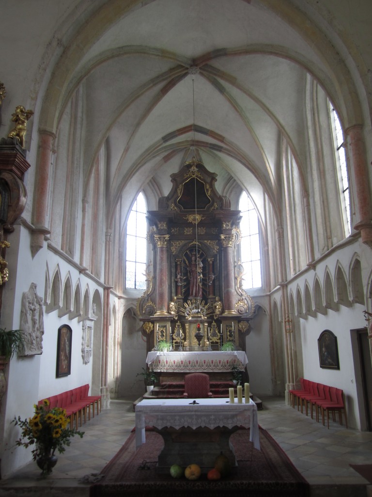 Imbach, Hochaltar der Pfarrkirche Maria Geburt (22.09.2013)