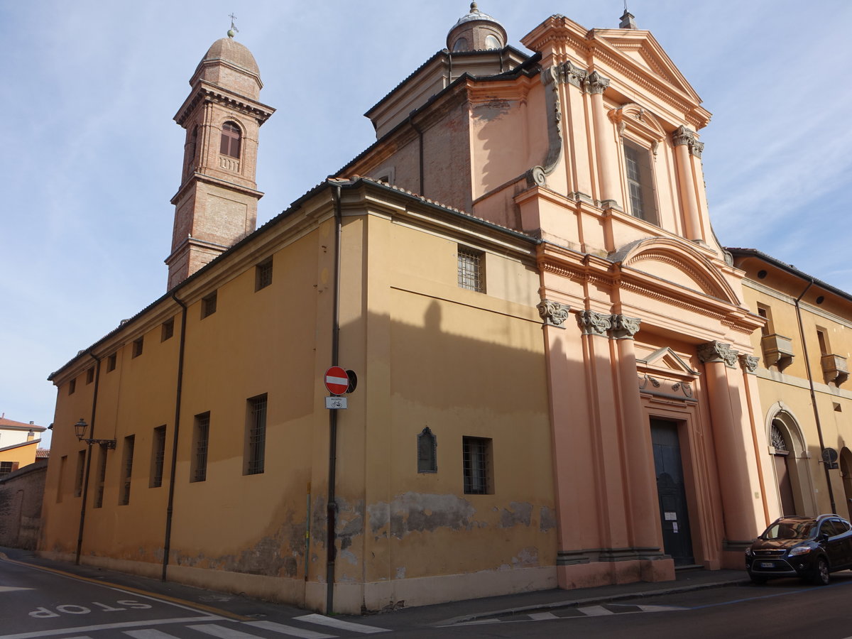 Imola, San Stefano Kirche, erbaut im 18. Jahrhundert durch Architekt Cosimo Morelli (31.10.2017)