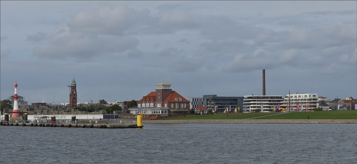 Impressionen von Bremerhaven aufgenommen bei der „Dicke Ptte Tour” auf der Weser mit dem Ausflugsschiff MS  Geestemnde . 16.09.2019 (Jeanny) 