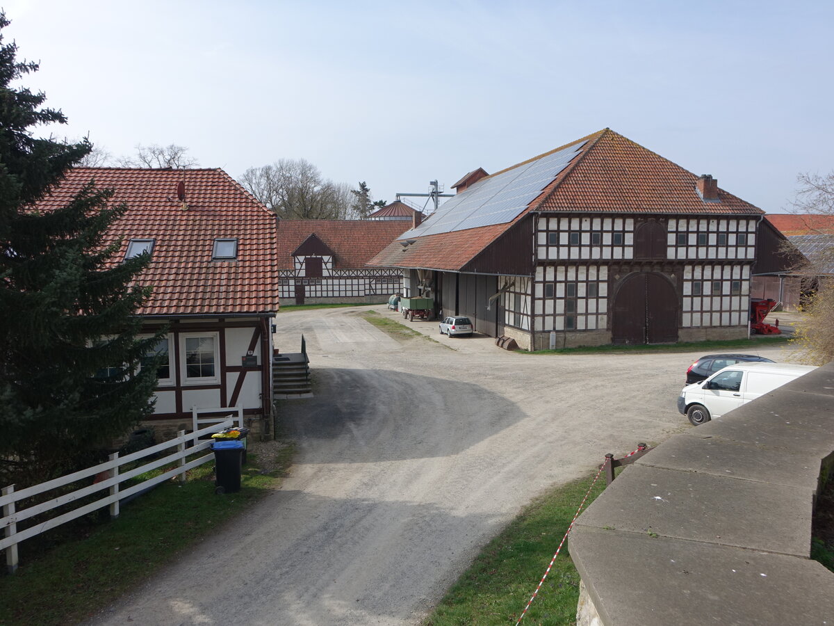 Imshausen, Fachwerkhuser an der Hauptstrae (19.03.2024)