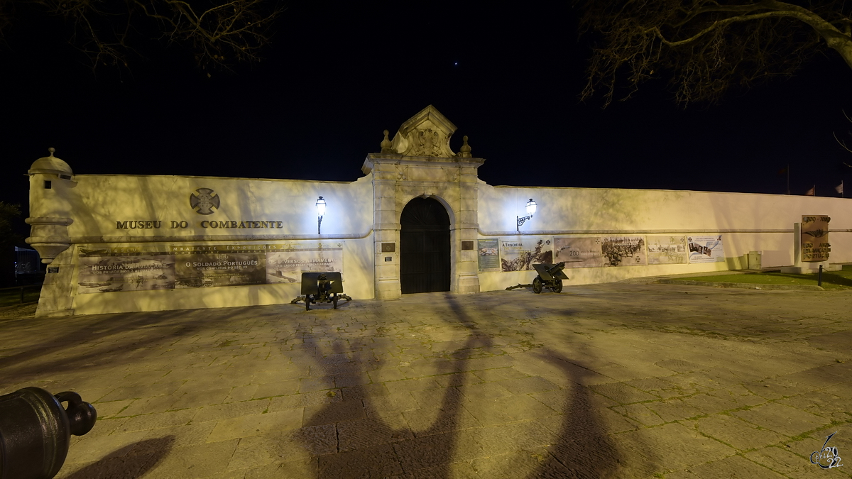 In der 1802 erbauten Festung von Bom Sucesso befindet sich das  Museu do Combatente , welches sich mit dem Ersten Weltkrieg, den kolonialen Kampagnen und Friedensmissionen befasst. (Lissabon, Januar 2017)