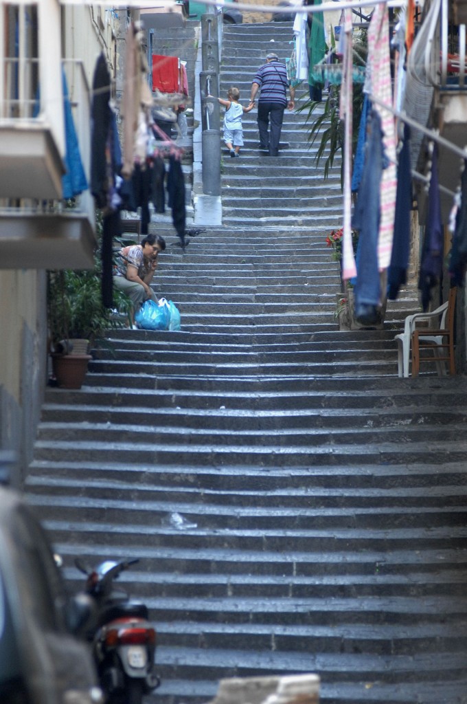 In der Altstadt von Neapel. Aufnahmedatum: 26. Juli 2011.