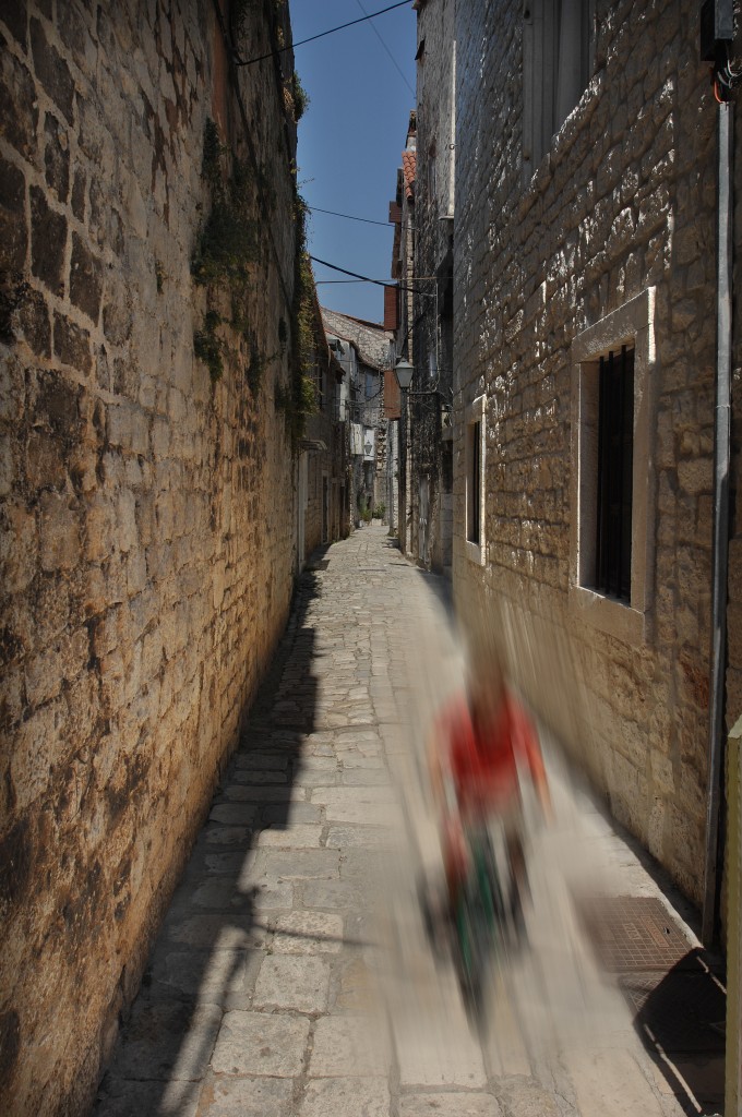 In der Altstadt von Trogir. Aufnahmedatum: 17. Juli 2009.