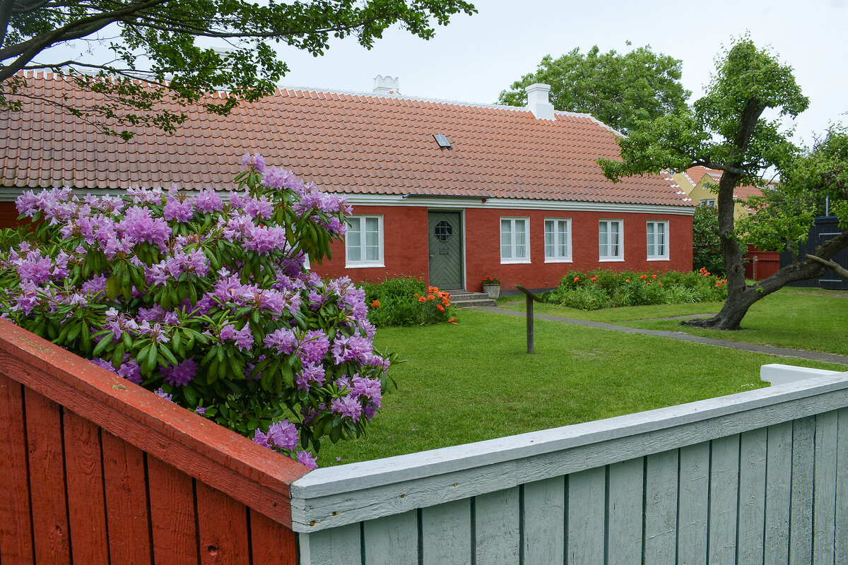 In Anchers Hus am Markvej in Skagen lebten zwei der bekanntesten Skagen-Maler, Anna und Michael Ancher. Aufnahme: 12. Juni 2026.