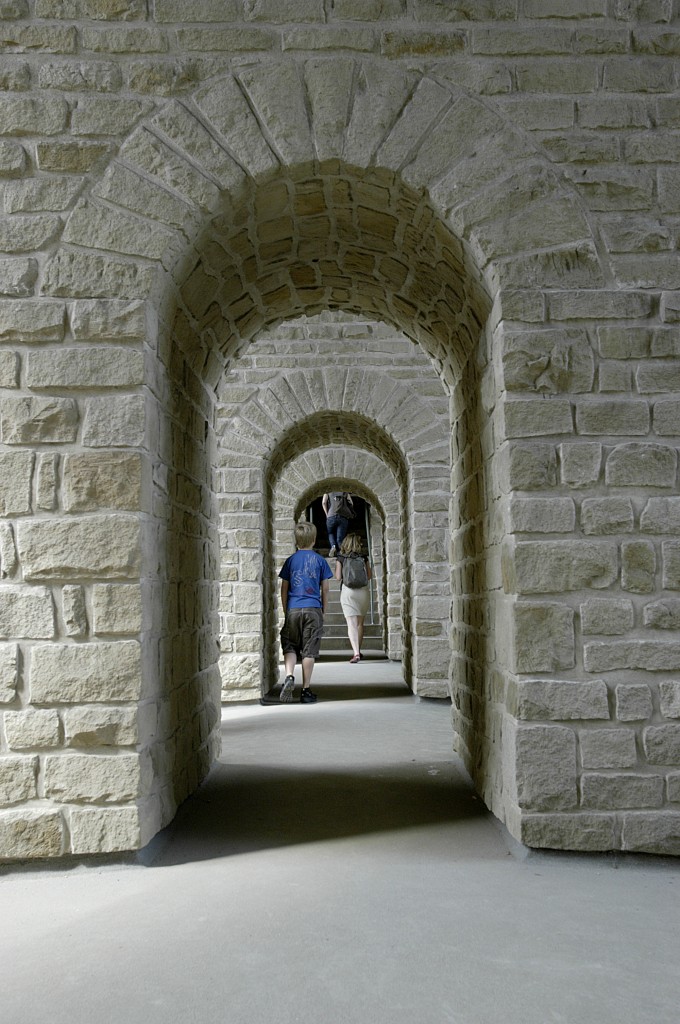 In der Festungsanlage Bock in Luxemburg Stadt. Aufnahme: August 2007.