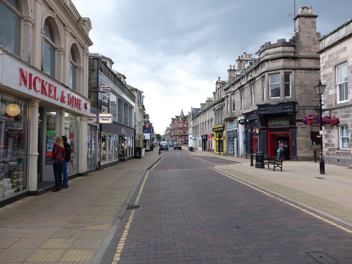 In der High Street von Nairn (05.07.2015)