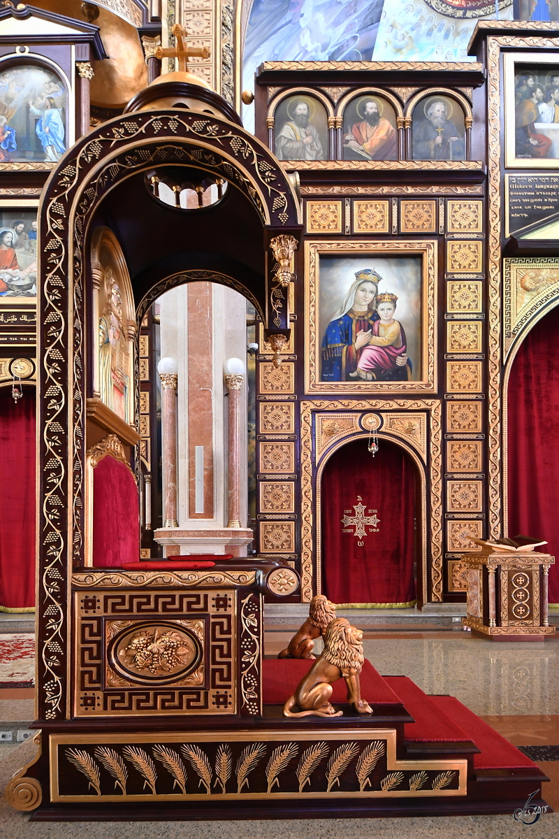 In der koptisch-orthodoxen Kirche in Scharm El-Scheich. (Dezember 2018)