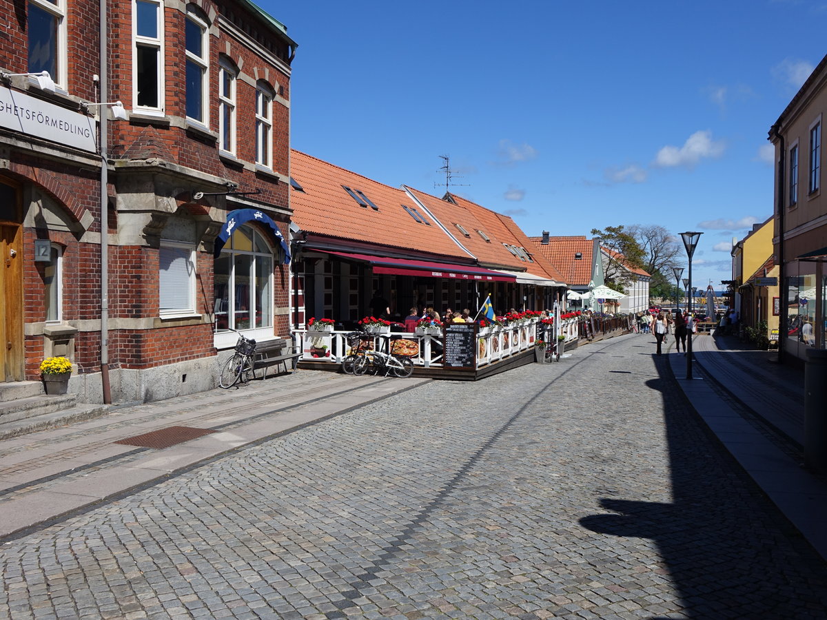 In der Storgatan Strae in Simrishamn (11.06.2016)