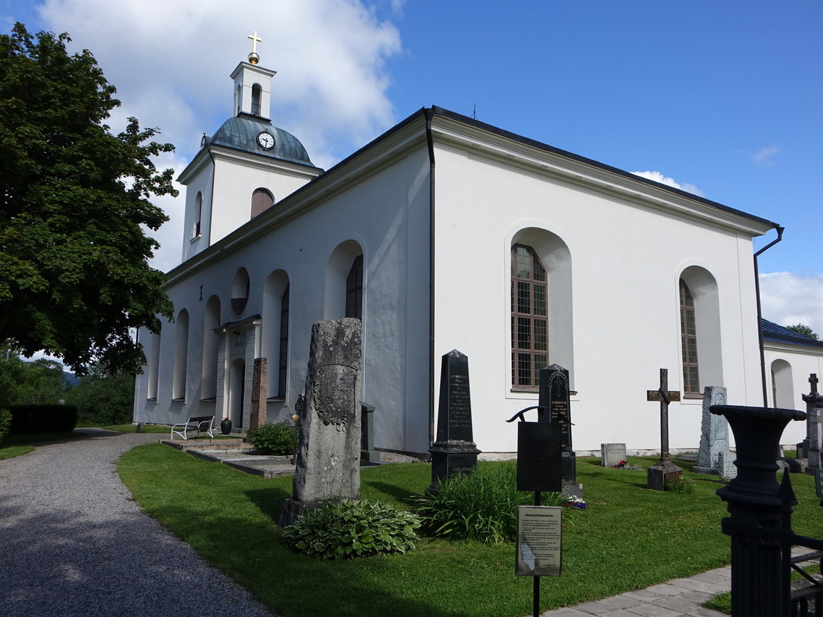 Indal, Ev. Kirche, erbaut 1763 von Daniel Hagman (20.06.2017)