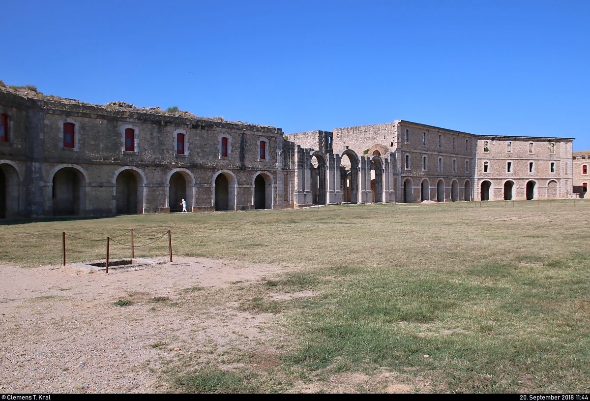 Innenansicht vom Castell de Sant Ferran in Figueres (E), das grte Bauwerk Kataloniens und die grte Festung Europas aus dem 18. Jahrhundert.
[20.9.2018 | 11:44 Uhr]