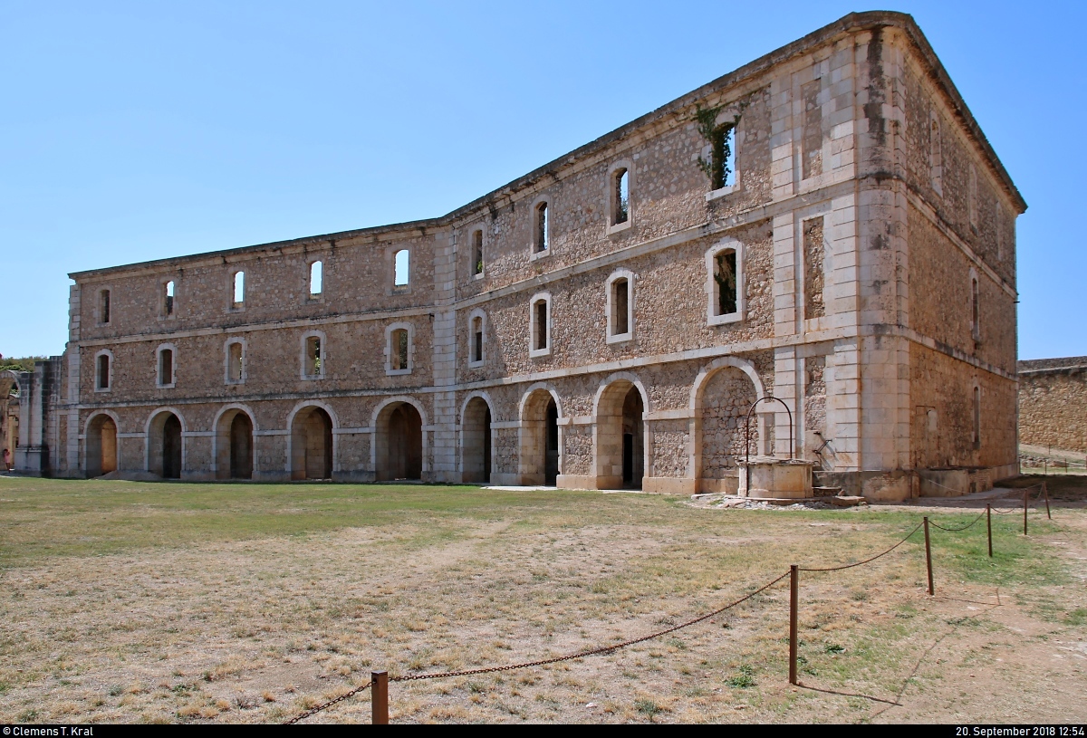 Innenansicht vom Castell de Sant Ferran in Figueres (E), das grte Bauwerk Kataloniens und die grte Festung Europas aus dem 18. Jahrhundert.
[20.9.2018 | 12:54 Uhr]