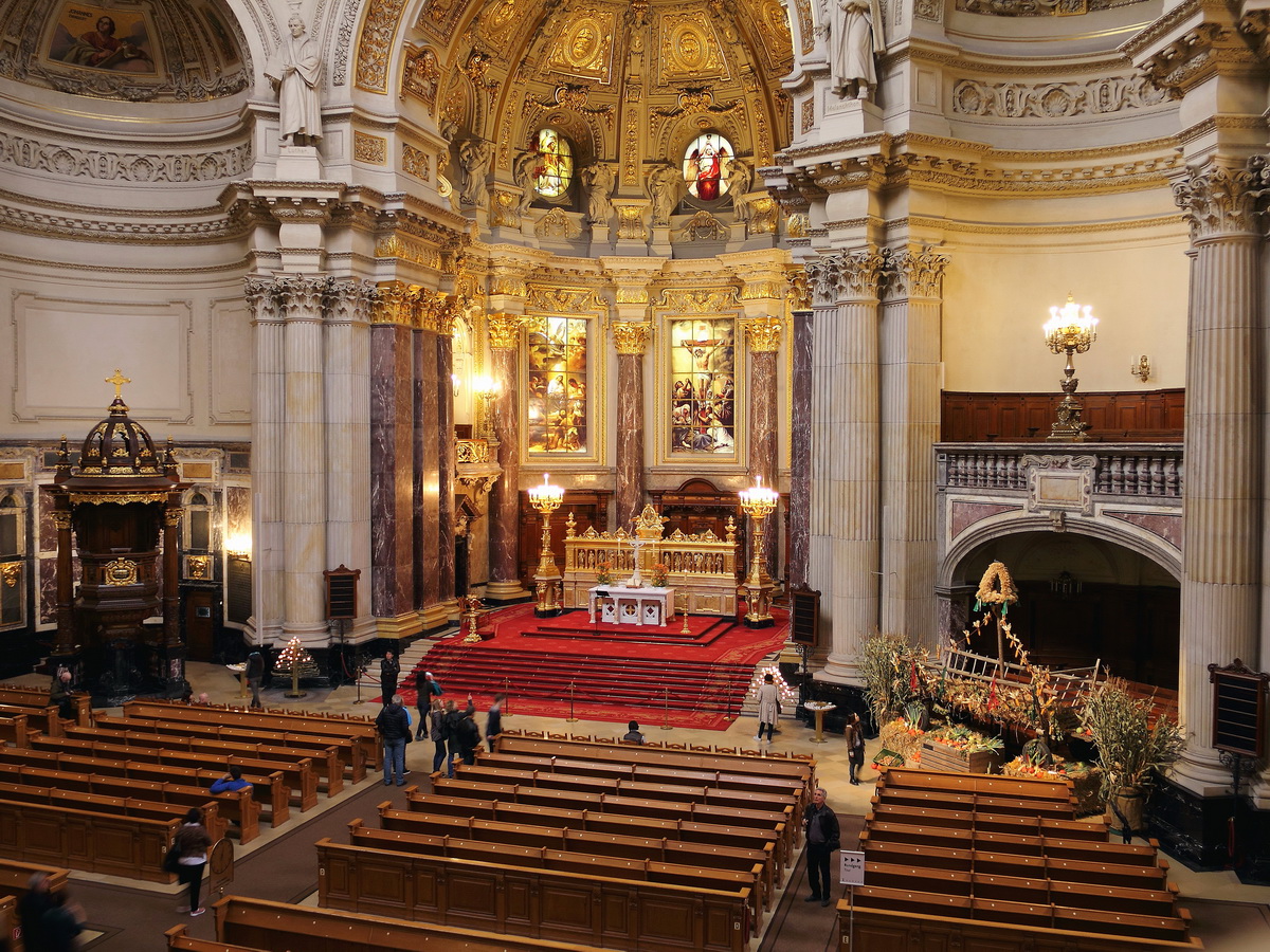 Innenraum des Berliner Dom am 06.10.2016.