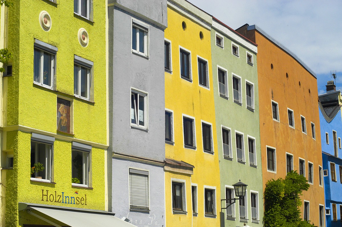 Innenstdtgebude in Wasserburg am Inn
Aufnahme: Juli 2008.