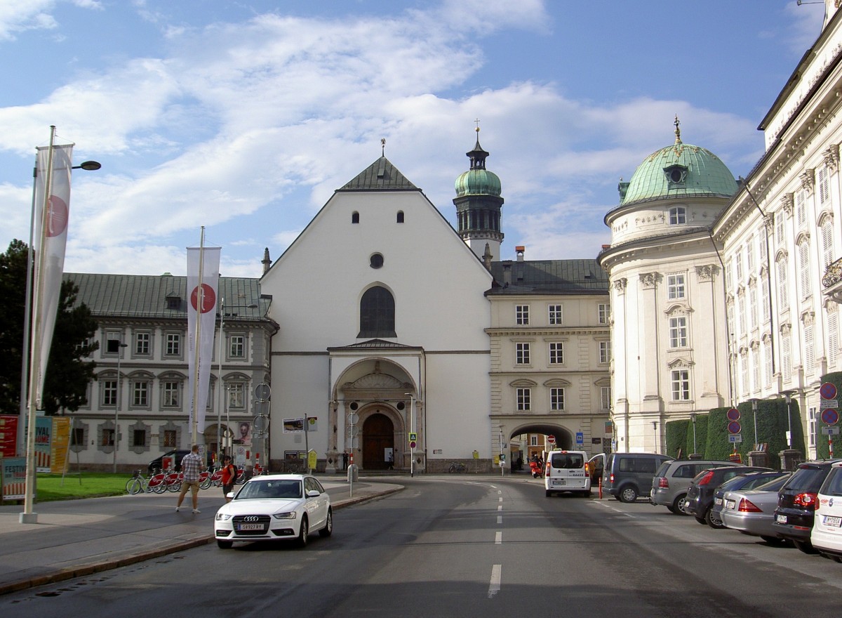 Innsbruck, Hofkirche und Hofburg (03.08.2014)