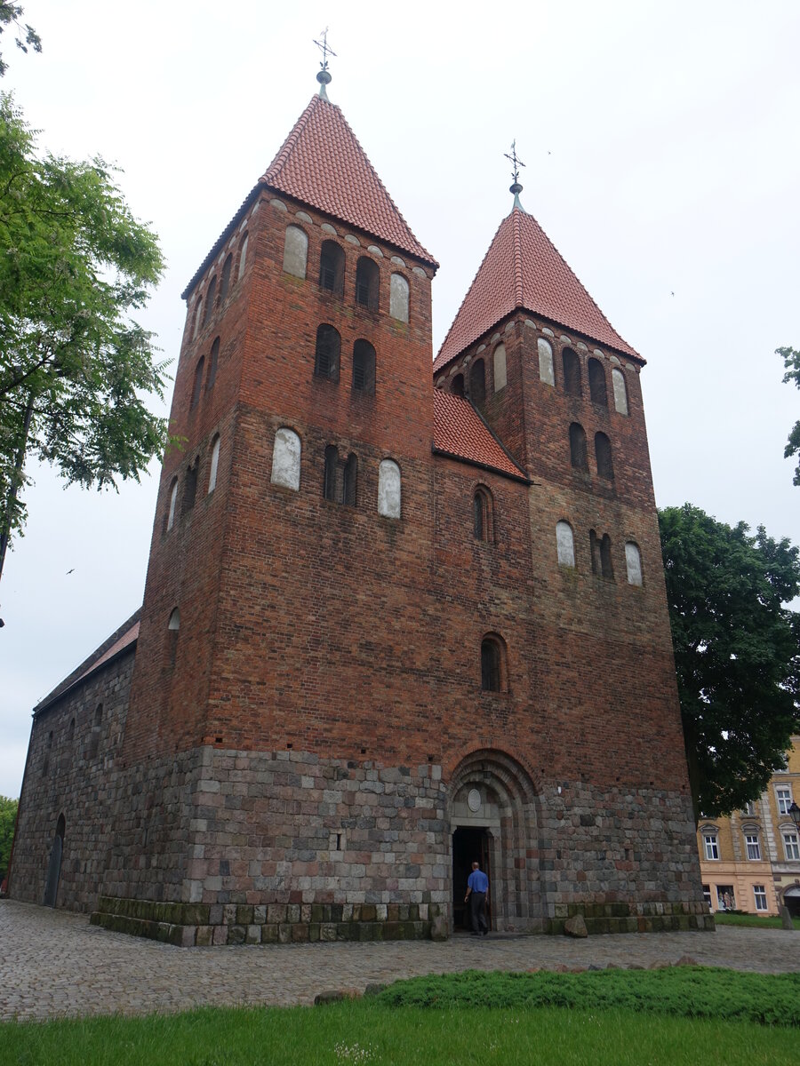 Inowrocław / Hohensalza, Basilika Maria Namen, romanische Kirche erbaut im 12. Jahrhundert (12.06.2021)