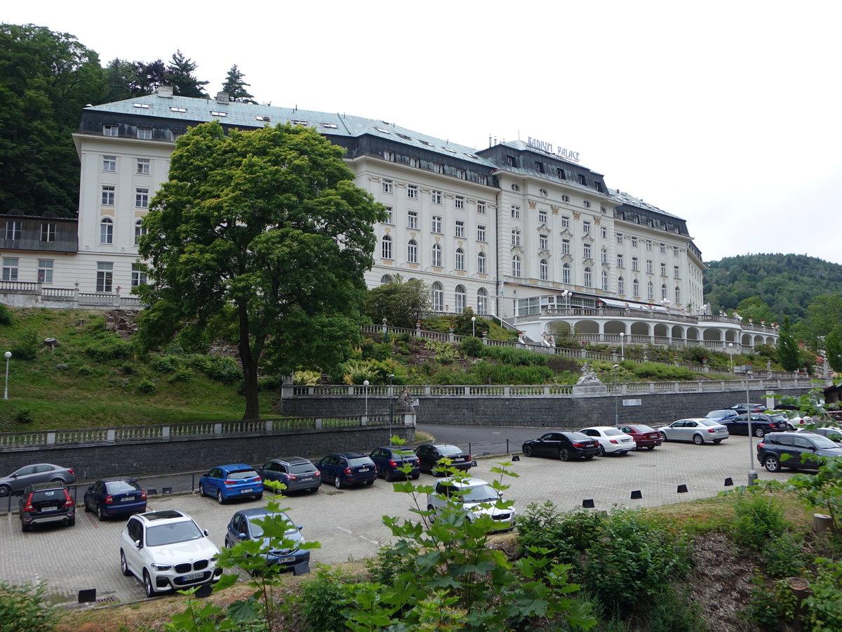 Jachymov/ Jochaimsthal, Kurhotel Radium Palace, erbaut 1912 (07.07.2019)