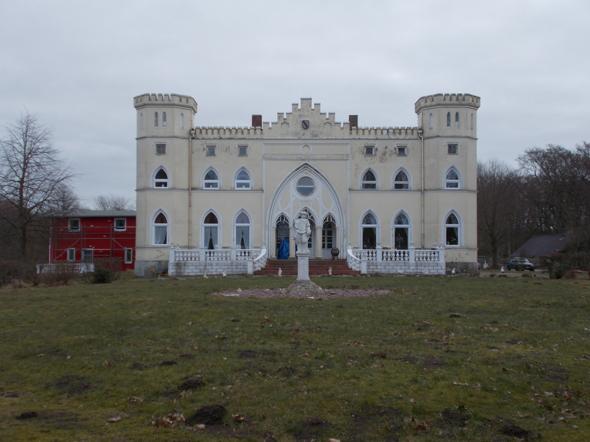 Jagdschlo Karnitz(zwischen Sehlen und Garz)am 22.Mrz 2015.