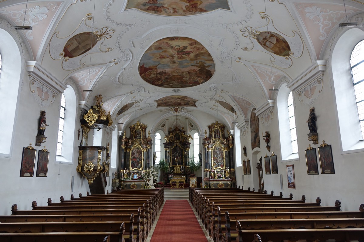 Jagstzell, barocke Ausstattung der St. Vitus Kirche (15.02.2015)