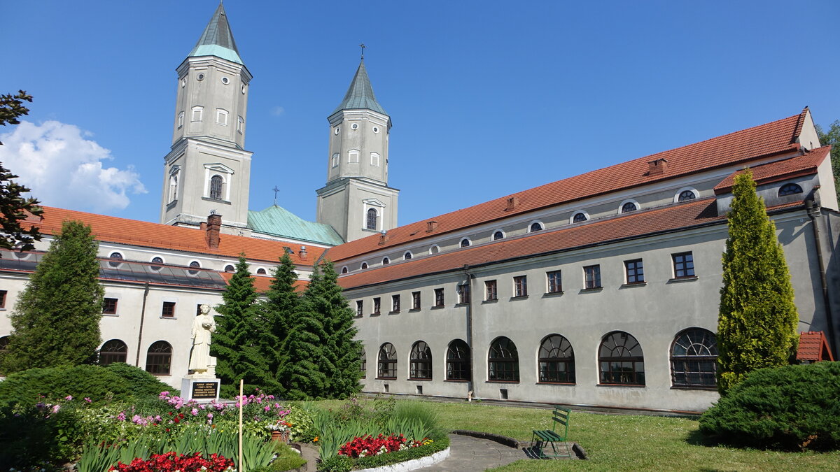 Jaroslaw, Benediktinerkloster, erbaut ab 1615, Klosterkirche erbaut von 1622 bis 1624 (16.06.2021)