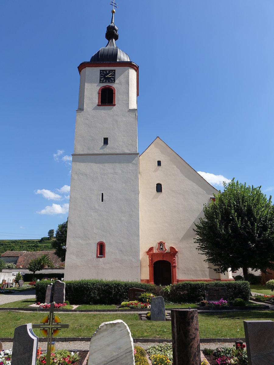 Jechingen, St. Cosmas und Damian Kirche, erbaut 1765 (14.08.2016)