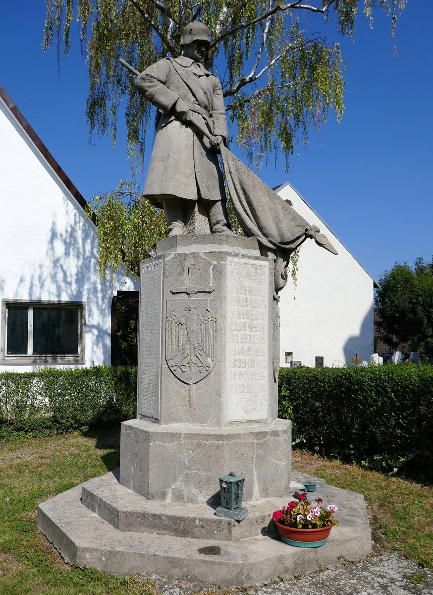 Jechtingen, Denkmal fr die Gefallenen der beiden Weltkriege, Sept.2018