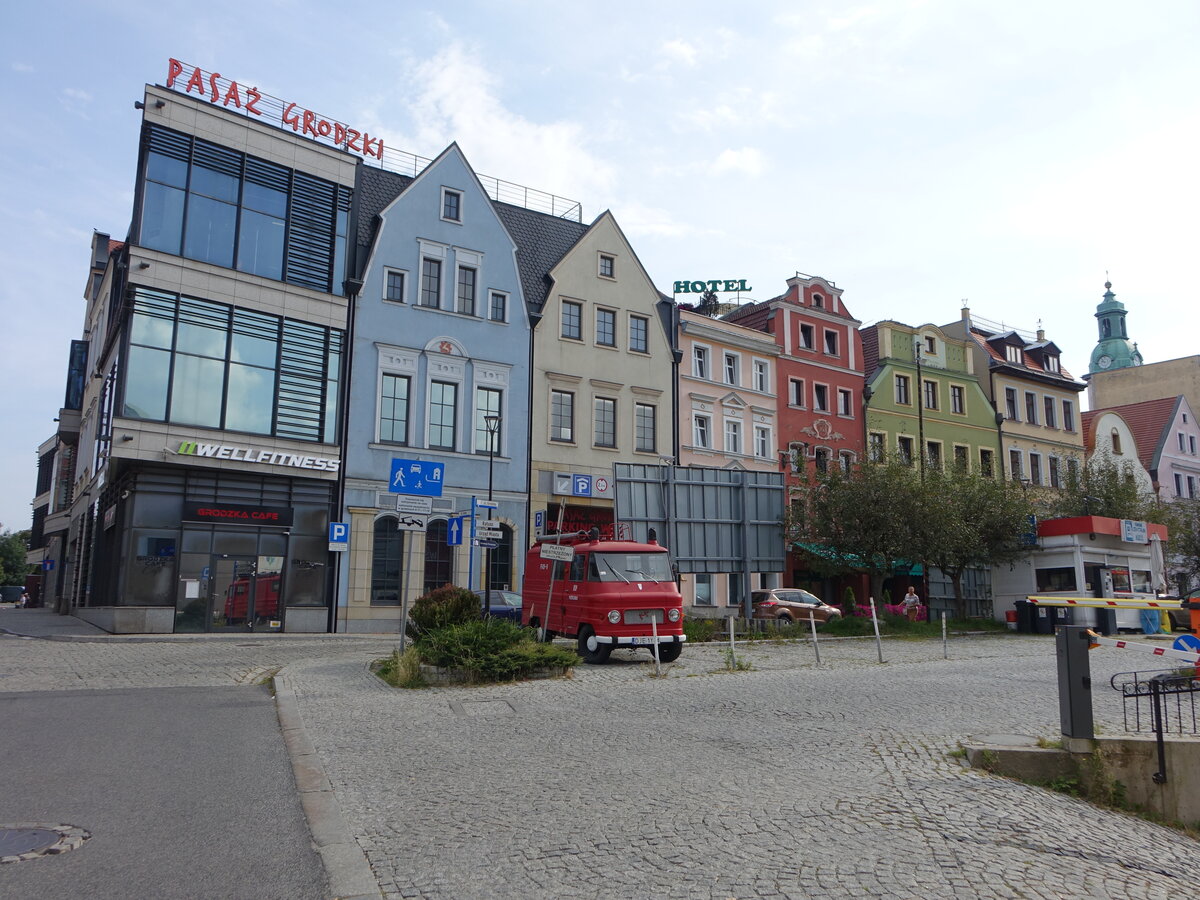 Jelenia Gora / Hirschberg, Gebude in der Grodzka Strae (11.09.2021)